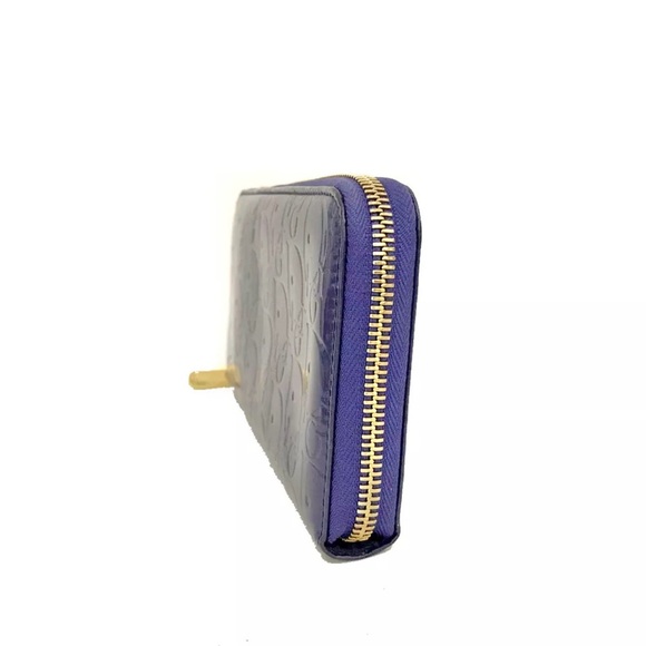 240 Christian Dior Patent Leather Zip Around Long Wallet - Picture 2 of 8